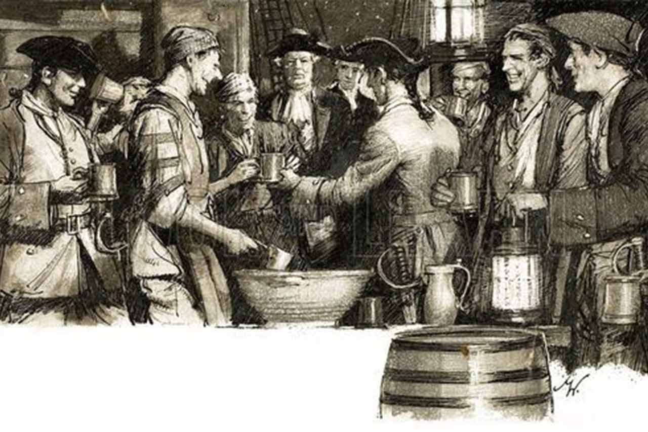 Rum z Jamajki - obrazek historyczny