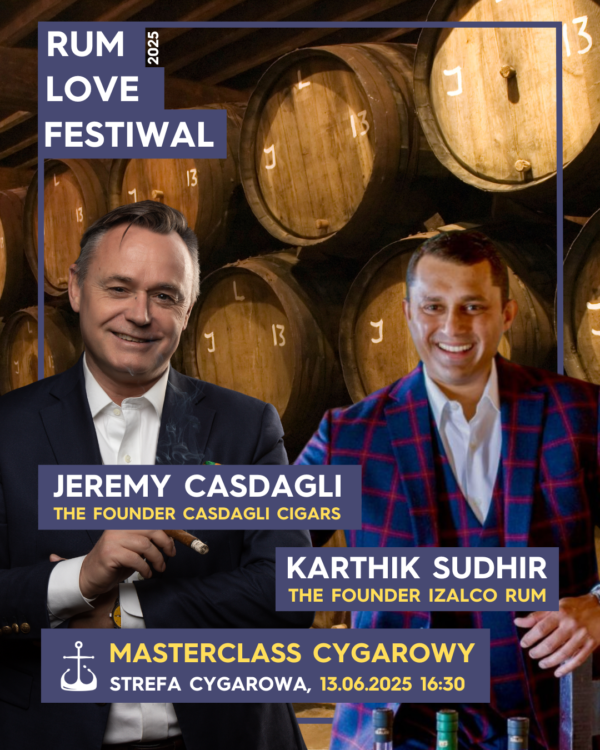 Masterclass Cygarowy- Casdagli x Sudhir 13.06 godz.:16:30